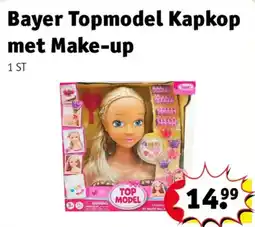 Kruidvat Bayer Topmodel Kapkop met Make-up aanbieding