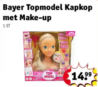 Kruidvat Bayer Topmodel Kapkop met Make-up aanbieding
