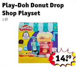 Kruidvat Play-Doh Donut Drop Shop Playset aanbieding
