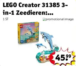 Kruidvat lego creator 31385 3-in-1 zeedieren aanbieding