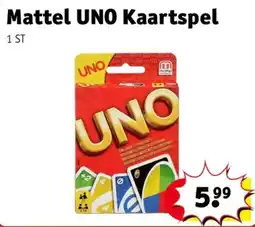 Kruidvat Mattel UNO Kaartspel aanbieding