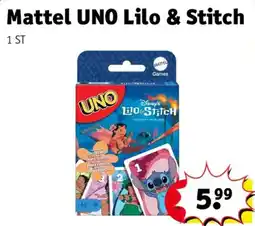 Kruidvat Mattel UNO Lilo & Stitch aanbieding