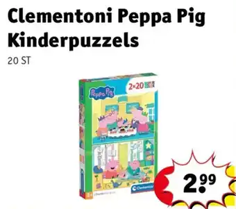 Kruidvat Clementoni Peppa Pig Kinderpuzzels aanbieding