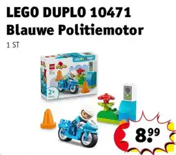 Kruidvat LEGO DUPLO 10471 Blauwe Politiemotor aanbieding