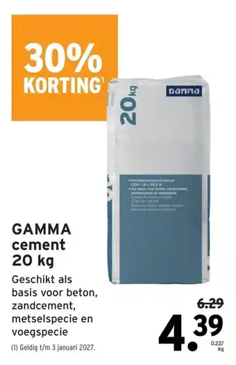 Gamma cement
