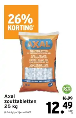 GAMMA Axal zouttabletten aanbieding