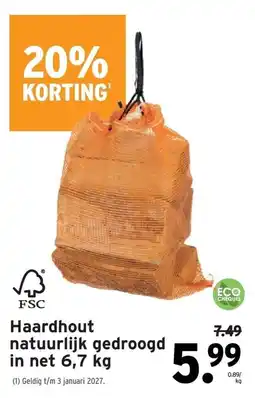 GAMMA Haardhout natuurlijk gedroogd aanbieding