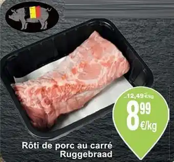Cora Rôti de porc au carré ruggebraad aanbieding