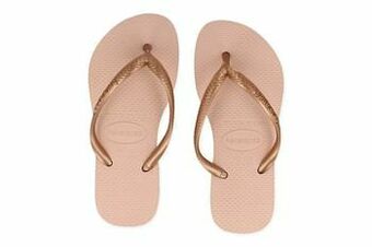 Berca Shoes Havaianas Badslipper Meisjes Slim Kids Ballet Rose - Rosegold aanbieding