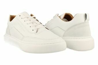 Berca Shoes 727 Cycleur De Luxe Sneaker Laag Heren Albufeira Volledig Leder Trend Complete White - Wit aanbieding