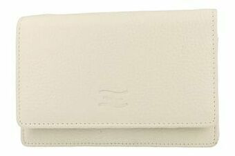 Berca Shoes Crinkles Portefeuille Dames Dames Geldbeugel 14x9x4cm - Wit aanbieding
