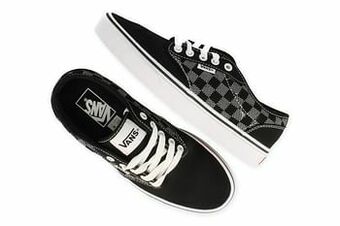Berca Shoes Vans Sneaker Laag Heren Mn Atwood Checker Bot Black - Zwart aanbieding