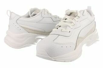 Berca Shoes Puma Veterschoen Dames Cilia Lux Chunky - Wit aanbieding