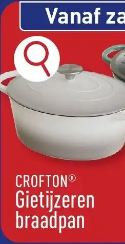 ALDI Crofton Gietijzeren braadpan aanbieding