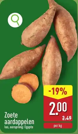 ALDI Zoete aardappelen aanbieding