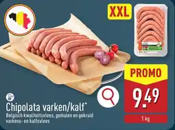 ALDI Chipolata varken/kalf aanbieding