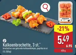 ALDI Kalkoenbrochette aanbieding