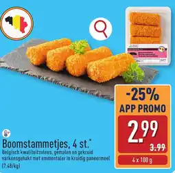 ALDI Boomstammetjes aanbieding