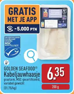 ALDI Golden Seafood Kabeljauwhaasje aanbieding