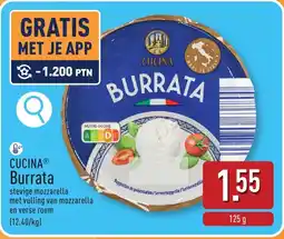 ALDI Cucina Burrata aanbieding