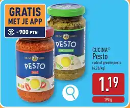ALDI Cucina Pesto aanbieding