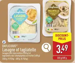 ALDI Daylicious Lasagne of tagliatelle aanbieding