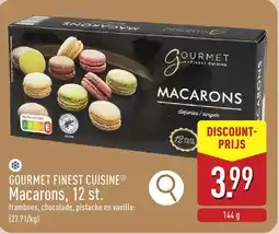 ALDI Gourmet finest cuisine Macarons aanbieding
