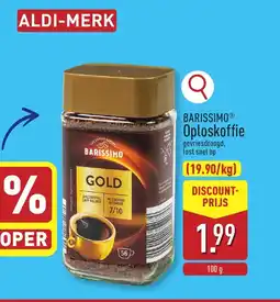 ALDI Barissimo Oploskoffie aanbieding