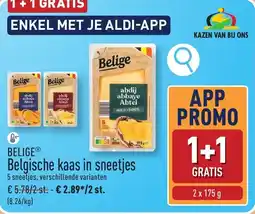 ALDI Belige Belgische kaas in sneetjes aanbieding