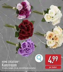 ALDI Home creation Kunstrozen aanbieding