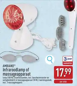 ALDI Ambiano Infraroodlamp of massageapparaat aanbieding
