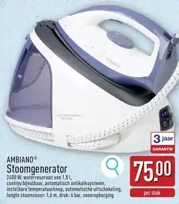 ALDI Ambiano Stoomgenerator aanbieding