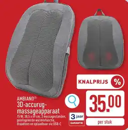 ALDI Ambiano 3D-accu rugmassageapparaat aanbieding