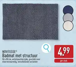 ALDI Novitesse Badmat met structuur aanbieding
