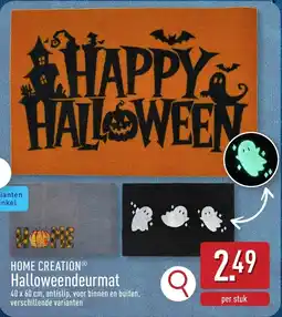 ALDI Home Creation Halloweendeurmat aanbieding