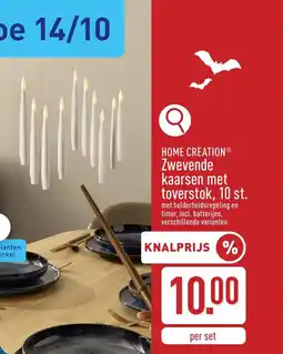 ALDI Home Creation Zwevende kaarsen met toverstok 10 st. aanbieding