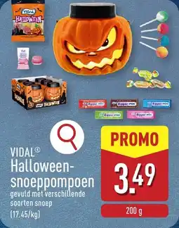 ALDI Vidal Halloween snoeppompoen aanbieding