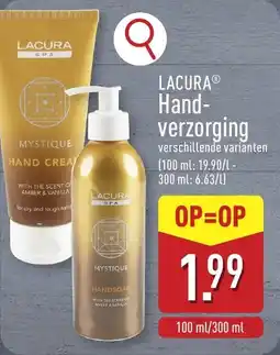 ALDI Lacura Hand- verzorging aanbieding