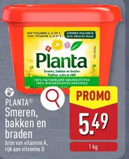 ALDI Planta smeren, bakken en braden aanbieding