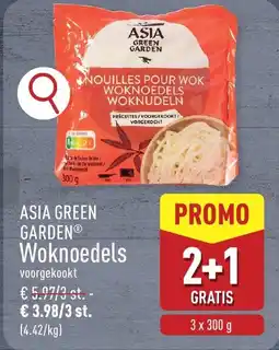 ALDI Asia green garden woknoedels aanbieding