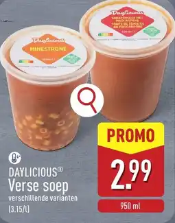 ALDI Daylicious verse soep aanbieding