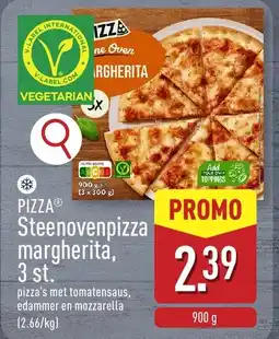 ALDI Pizza steenovenpizza margherita, aanbieding