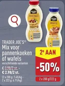 ALDI Trader joe's mix voor pannenkoeken of wafels aanbieding