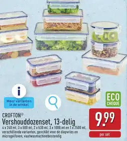 ALDI Crofton vershouddozenset, 13-delig aanbieding