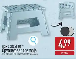 ALDI Home creation opvouwbaar opstapje aanbieding