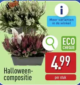 ALDI Halloween compositie aanbieding