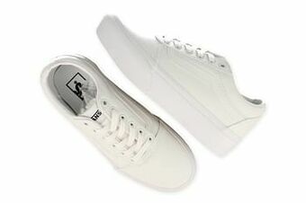 Berca Shoes Vans Sneaker Laag Dames Wm Ward Platform Canvas - Wit aanbieding