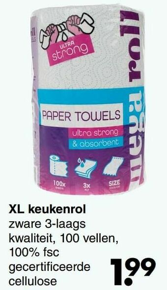 Xl keukenrol