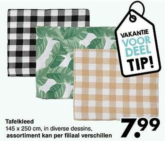 Wibra Tafelkleed aanbieding