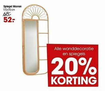 Kwantum Spiegel marron aanbieding